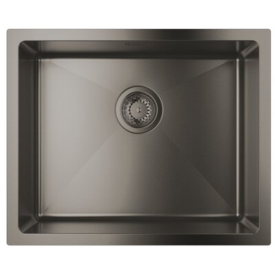 Zlewozmywak jednokomorowy GROHE K700U 31574AL1 Grafitowy 45x55