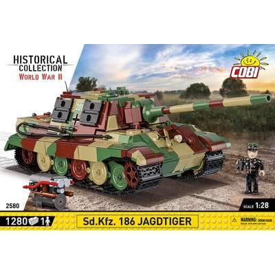 Klocki plastikowe COBI Historical Collection World War II Sd.Kfz. 186 - Jagdtiger COBI-2580