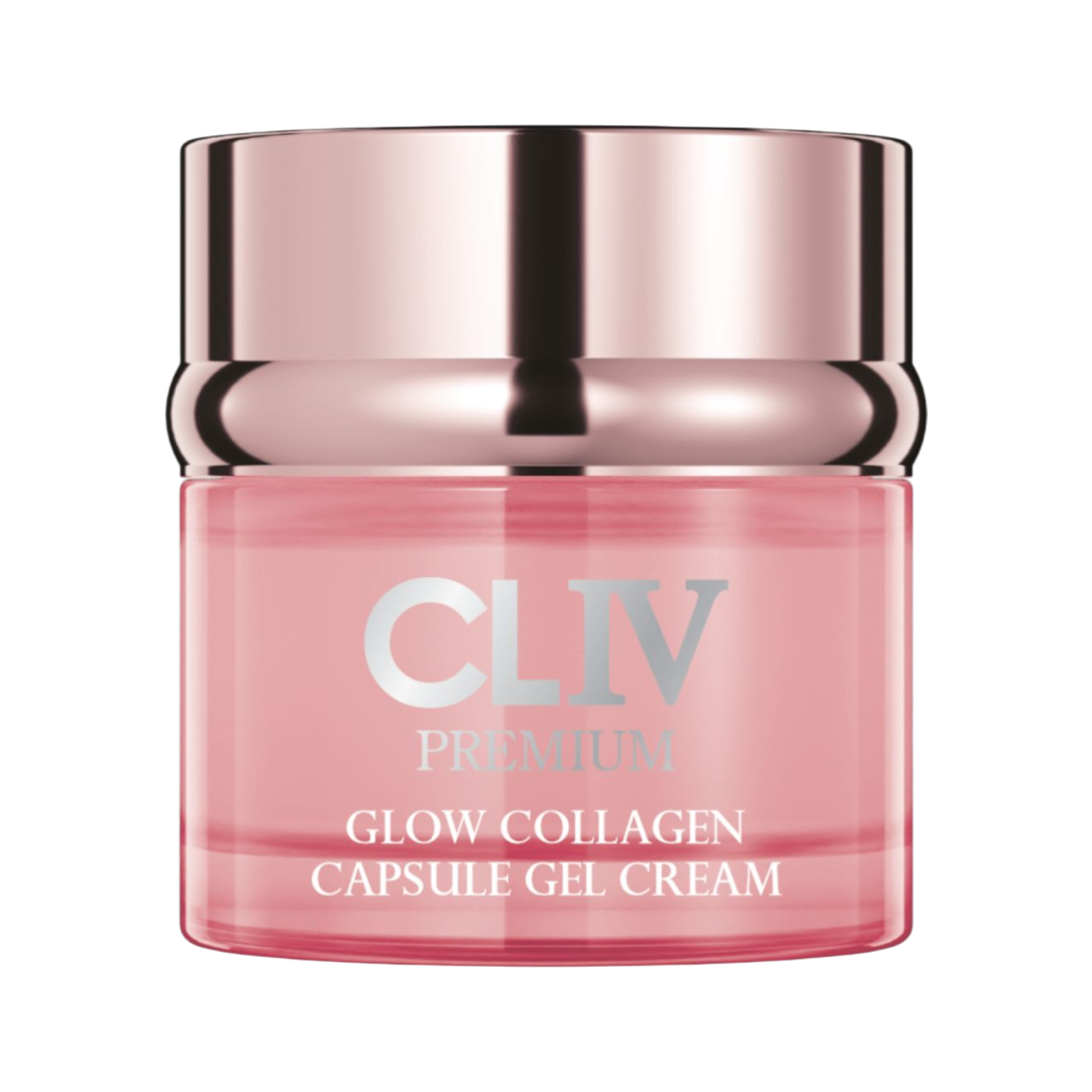 CLIV Glow Collagen liftingująco-rozświetlający krem-żel kolagenowy do twarzy z kapsułkami, 50 ml