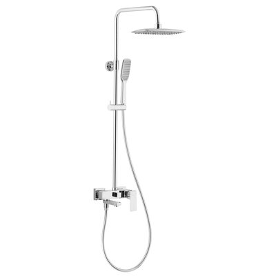 Zestaw prysznicowy natynkowy KFA ARMATURA Logon 5136-915-00 z deszczownicą