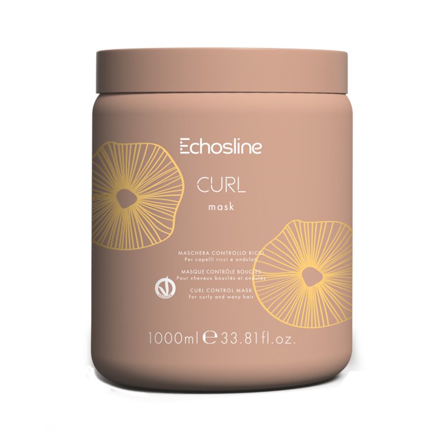 Echosline Curl maska do włosów kręconych i falowanych, 1000 ml