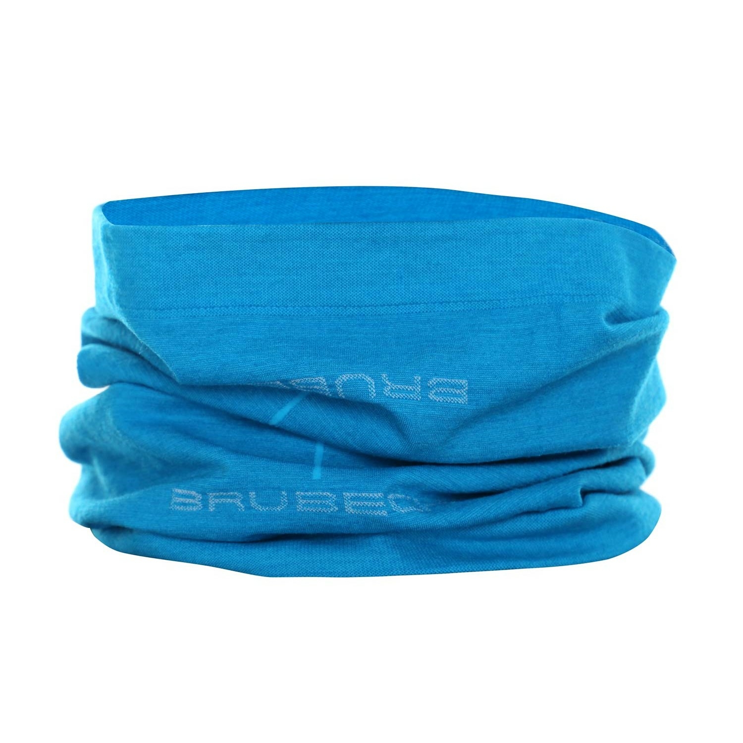 Wielofunkcyjny komin wełniany Brubeck KM10360 light blue - L/XL