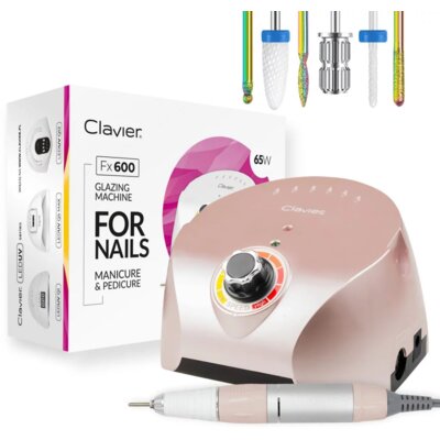 Frezarka do paznokci CLAVIER FX 600 Różowy