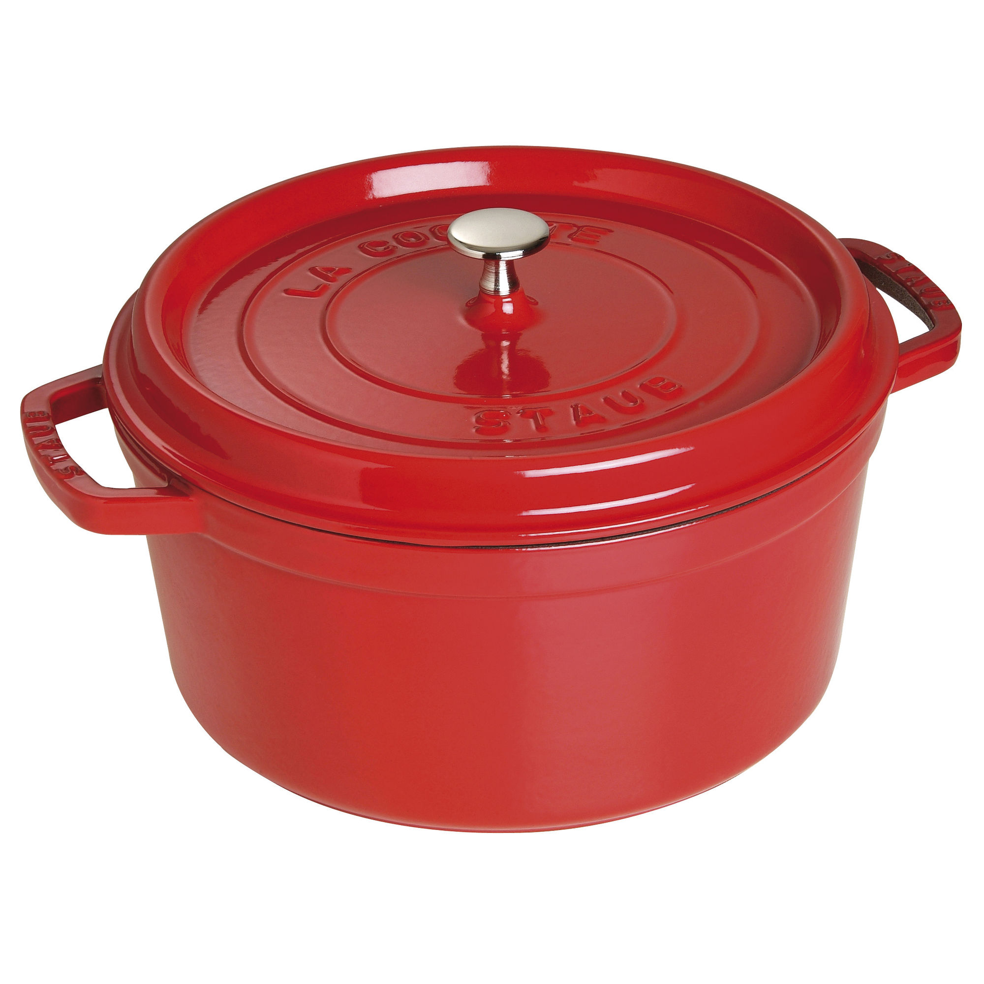 Staub - Garnek żeliwny okrągły La Cocotte 8,35 L Czerwony