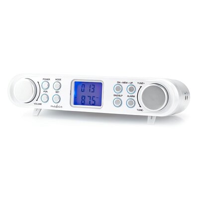 Radio kuchenne NEDIS RDFM4000WT Biało-srebrny
