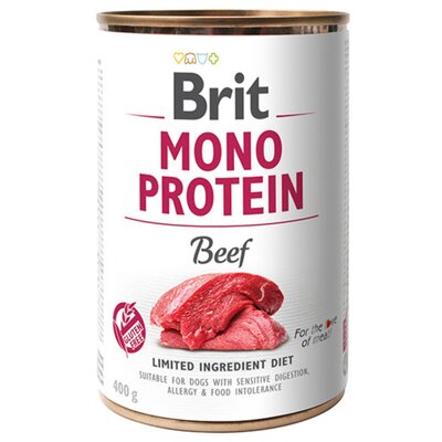 Karma dla psa BRIT Mono Protein Wołowina 400 g