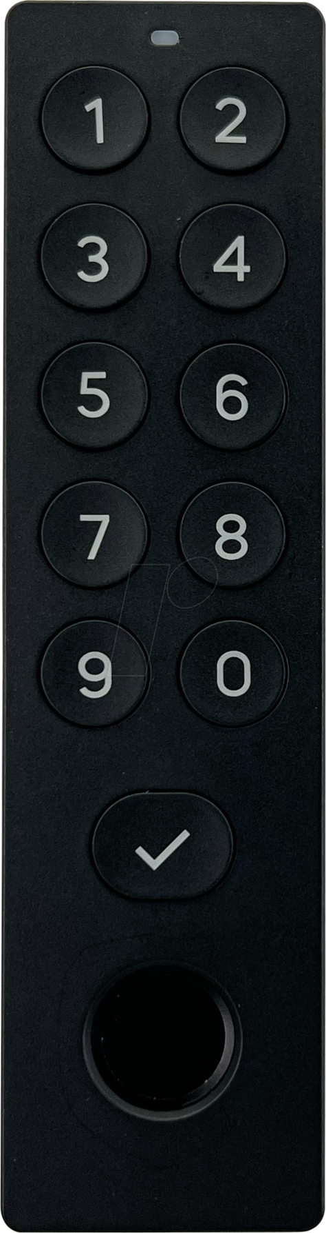 Tedee PRO Czarny - klawiatura z odczytem linii papilarnych