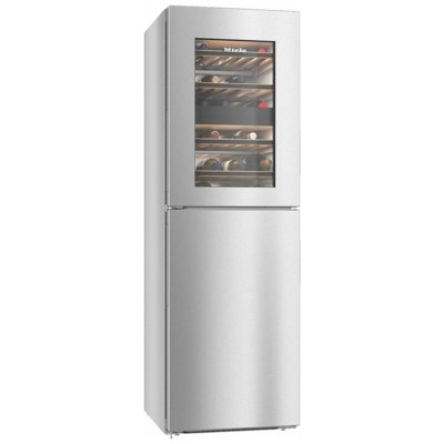 Lodówka MIELE KWNS 28462 E EDT/CS No frost 185cm Srebrna Kostkarka