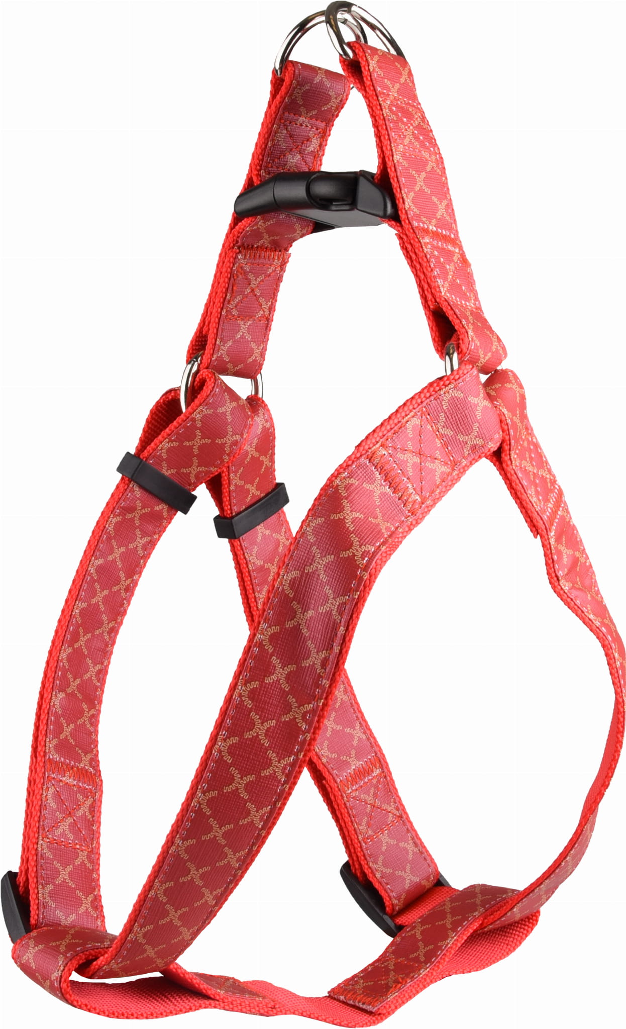 Flamingo Szelki dla psa Odin czerwone