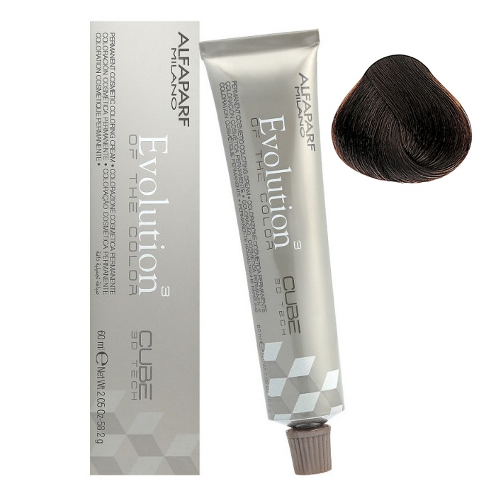 Alfaparf Evolution of the Color Cube trwała farba do włosów 6.3 ciemny blond złocisty, 60 ml