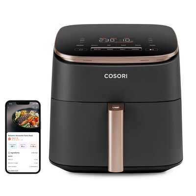 Air Fryer Frytkownica beztłuszczowa COSORI CAF-DC602-KEUR TurboBlaze Chef Edition Czarny 6l programator czasowy