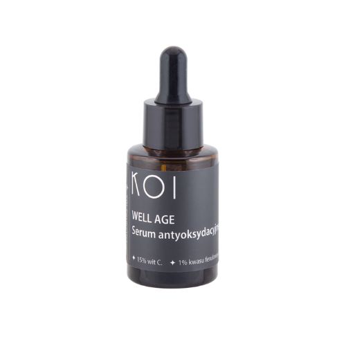 KOI Cosmetics Well Age antyoksydacyjne serum do twarzy z kwasem ferulowym i witaminą C, 30 ml