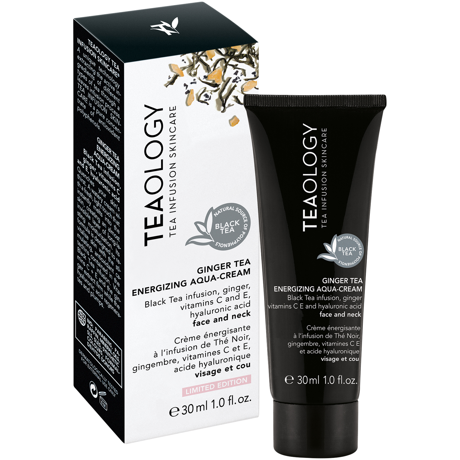 Teaology Ginger Tea energetyzujący krem-żel do twarzy, 30 ml