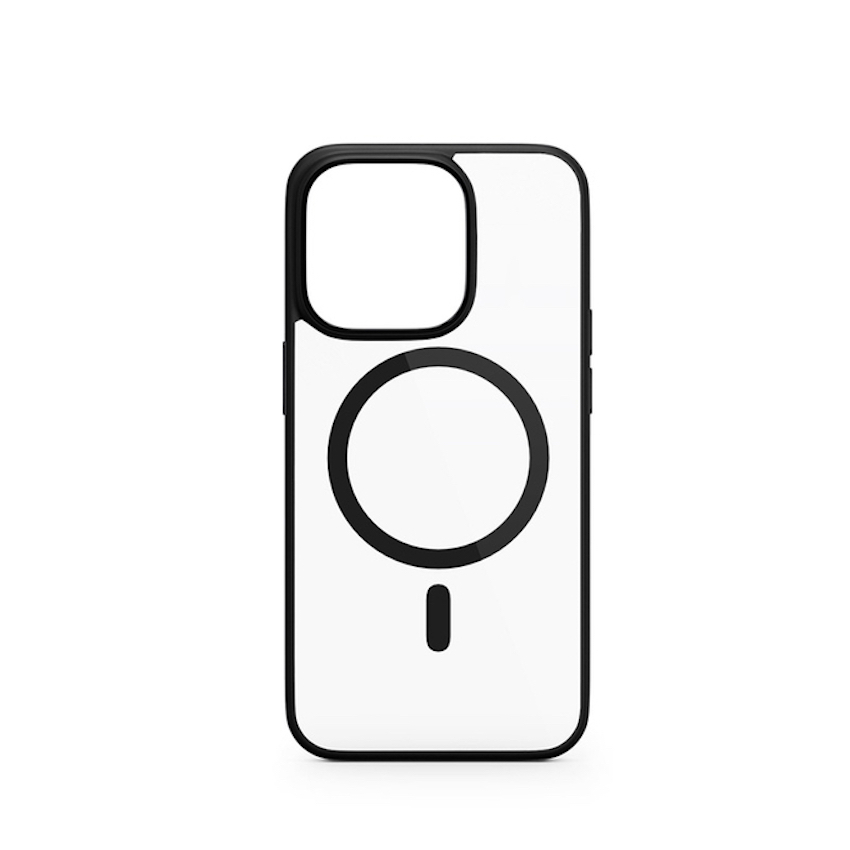 Epico Hero Case Transparent Black MagSafe - etui iPhone 15/14/13
