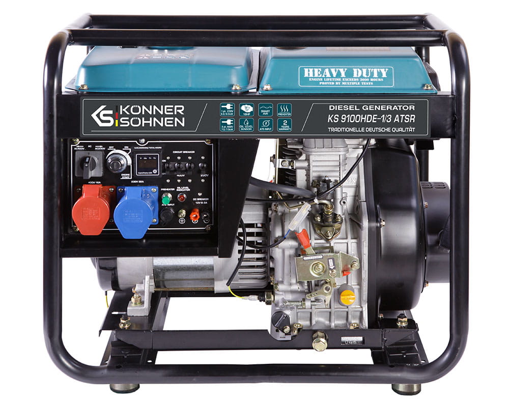 Agregat prądotwórczy KS 9100HDE-1/3 ATSR 7.5kW / 18 KM DIESEL K&S