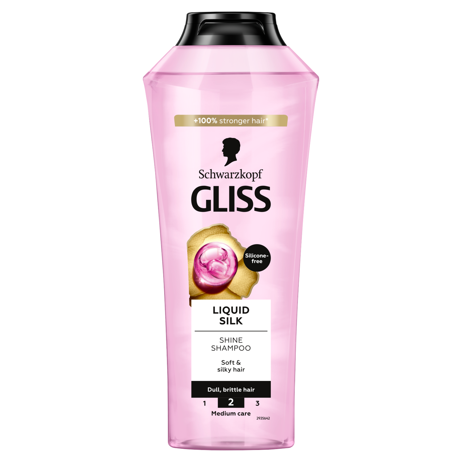 Gliss Liquid Silk szampon do włosów matowych i łamliwych, 400 ml