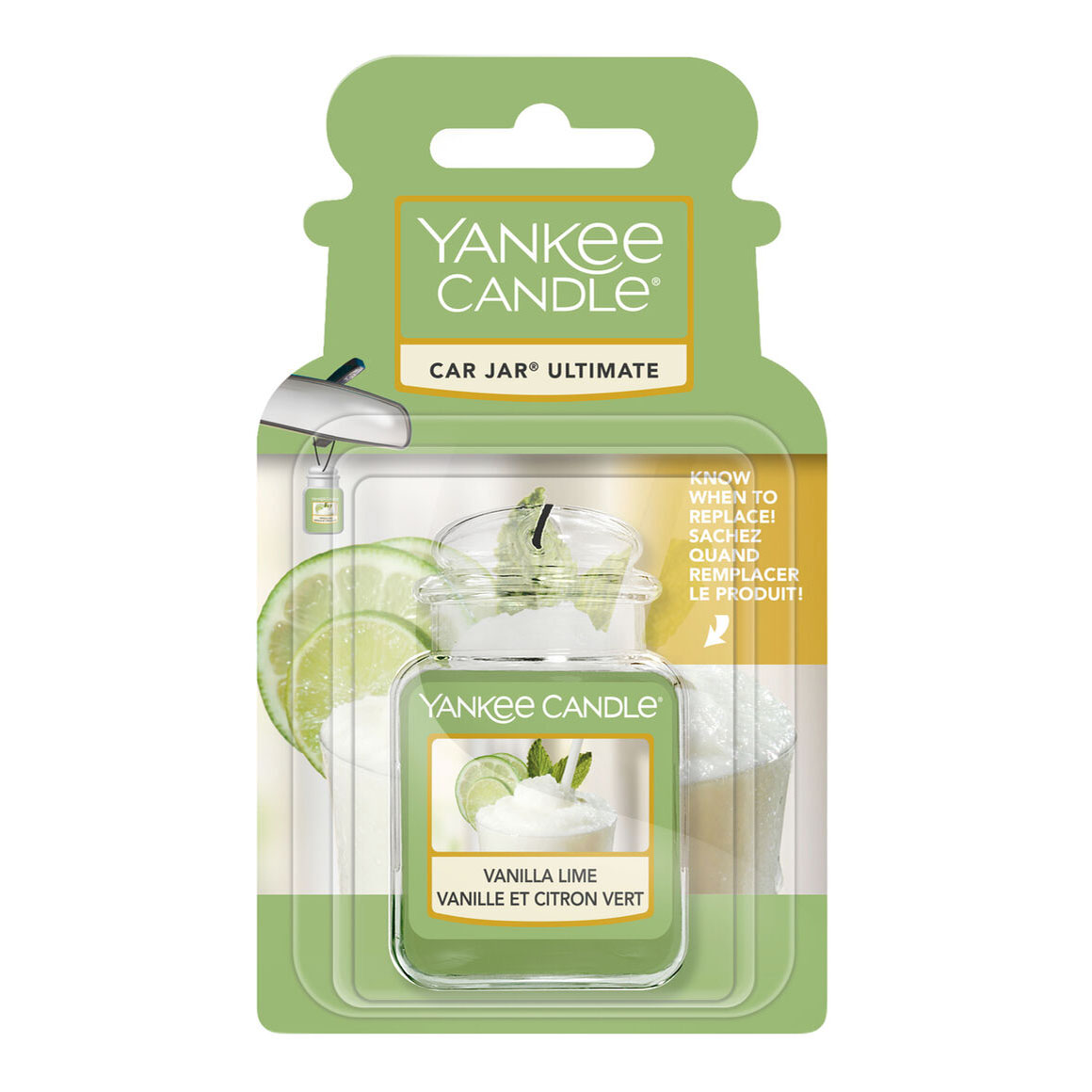 Yankee Candle Vanilla lime zapach samochodowy Vanilla lime, 24 g