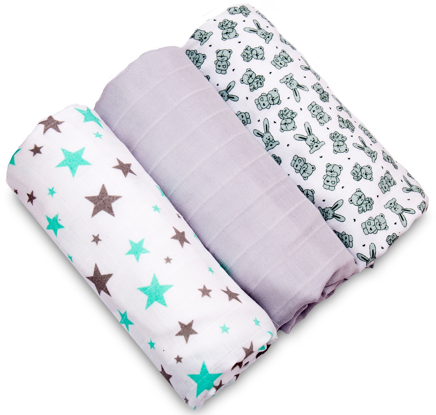 Babymam pieluchy pieluszki muślinowe premium 3 szt.