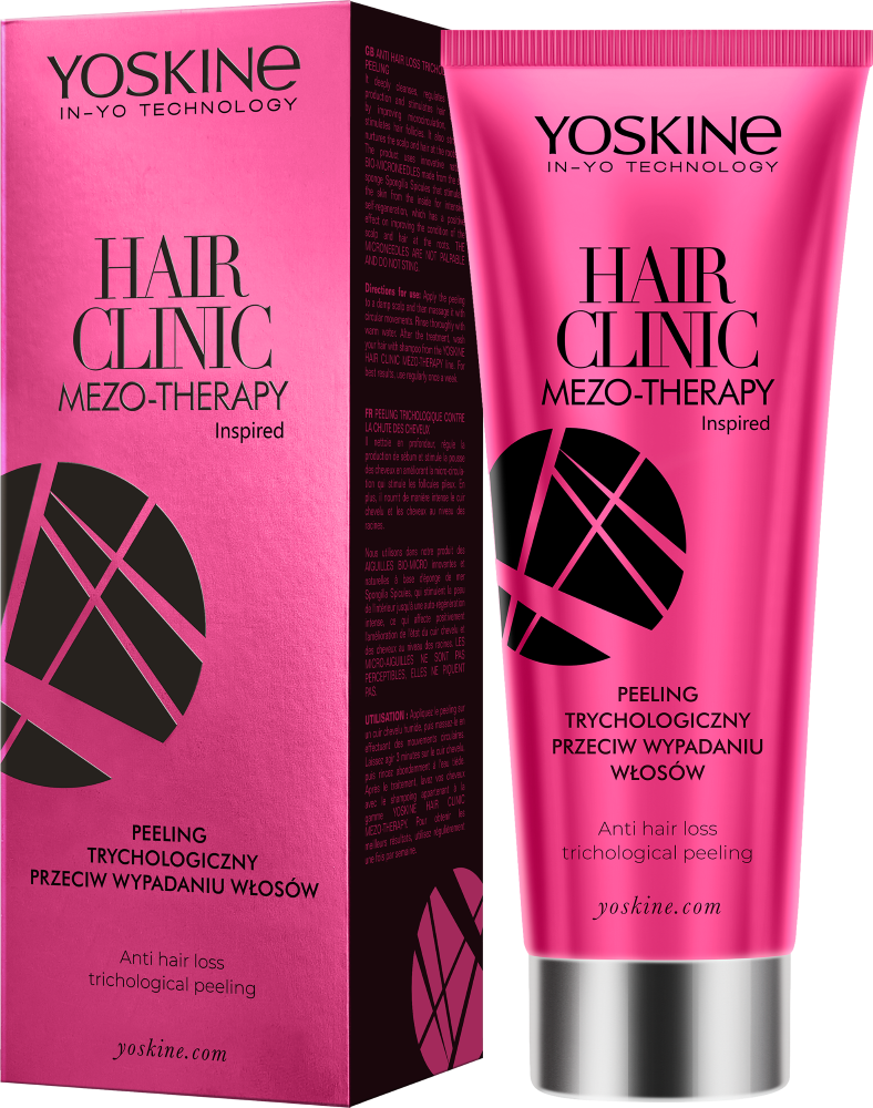 Yoskine Hair Clinic Mezo-Therapy peeling trychologiczny przeciw wypadaniu włosów, 200 ml