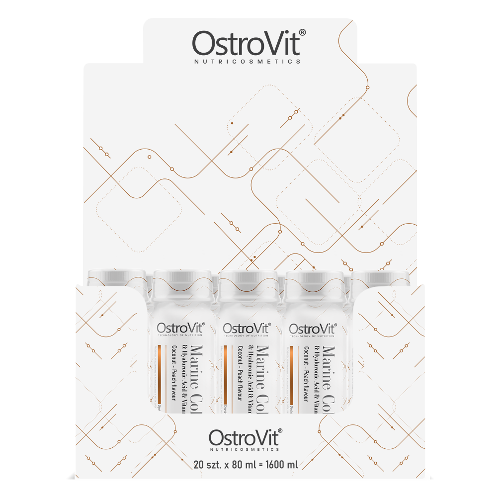 OstroVit Kolagen Morski Shot suplement diety, 20x80 ml