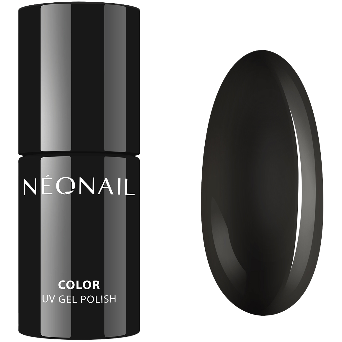 Neonail Pure hybrydowy lakier do paznokci pure black, 7,2 ml