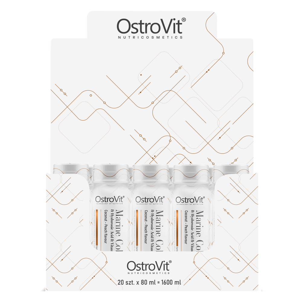 OstroVit Kolagen Morski Shot suplement diety, 20x80 ml