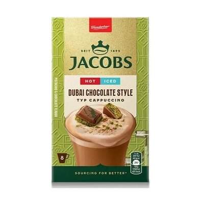 Kawa rozpuszczalna JACOBS Dubai Chocolate Style Cappuccino (8 szt.)