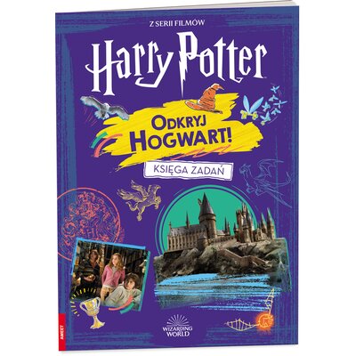 Książka z zadaniami Wizarding World Harry Potter Odkryj Hogwart! Księga zadań (miękka okładka)