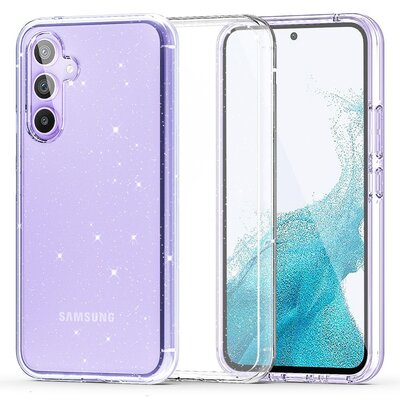 Etui TECH-PROTECT Flexair Hybrid do Samsung Galaxy A34 5G Przezroczysty Brokat