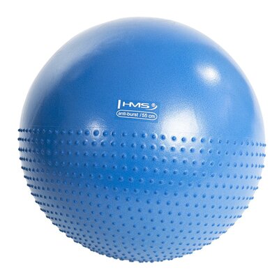 Piłka gimnastyczna HMS YB03N Niebieski (55 cm)