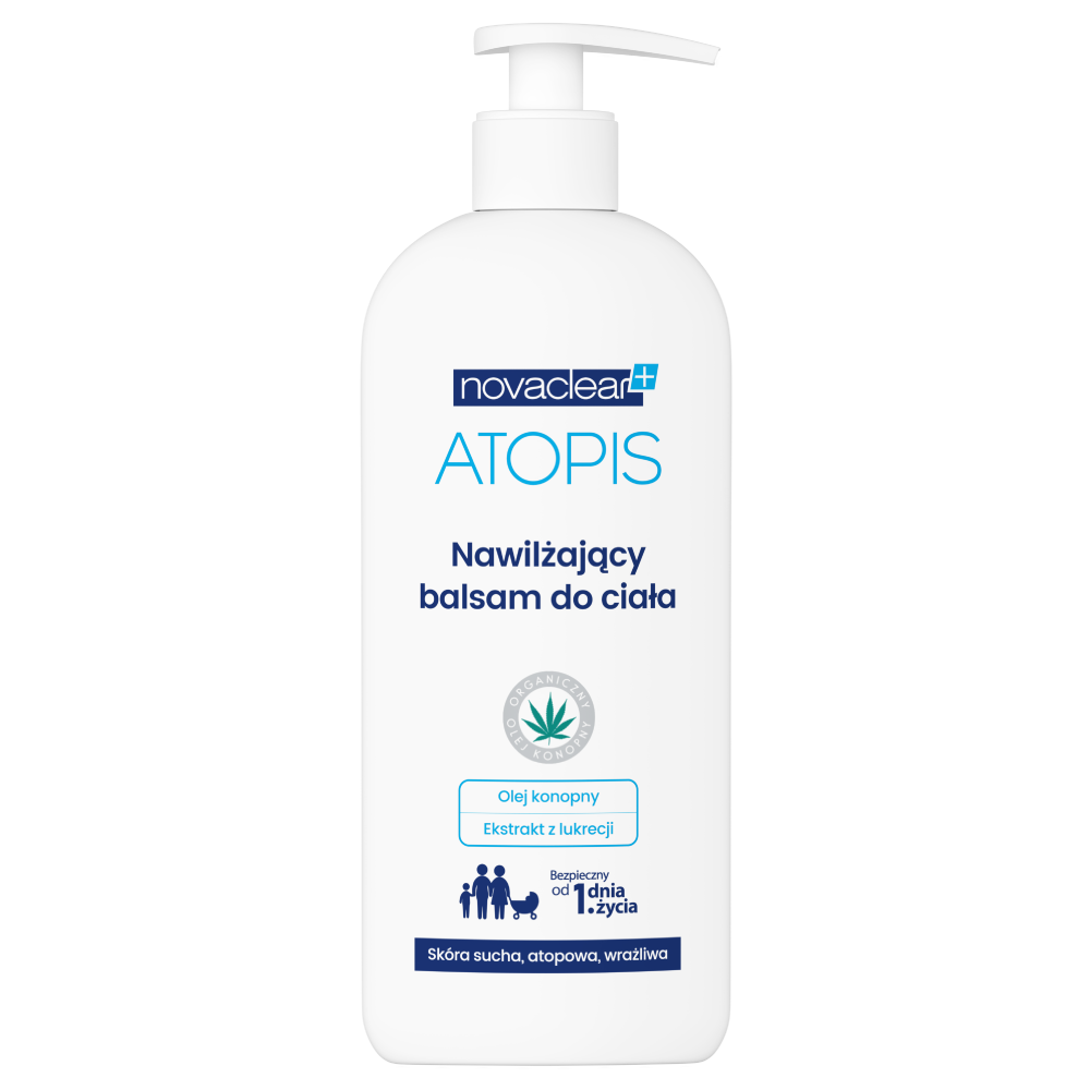 Novaclear Atopis nawilżający balsam do ciała, 500 ml