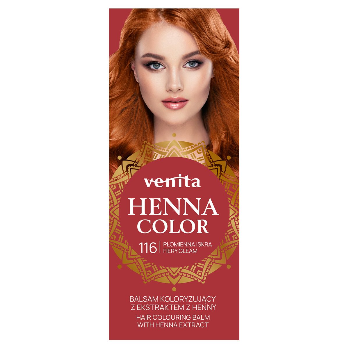 Venita Henna Color balsam koloryzujący do włosów 116 płomienna iskra, 75 ml