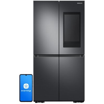 Lodówka SAMSUNG RF65A977FSG EF Family Hub Side by Side No frost 182.5cm Grafitowa stal