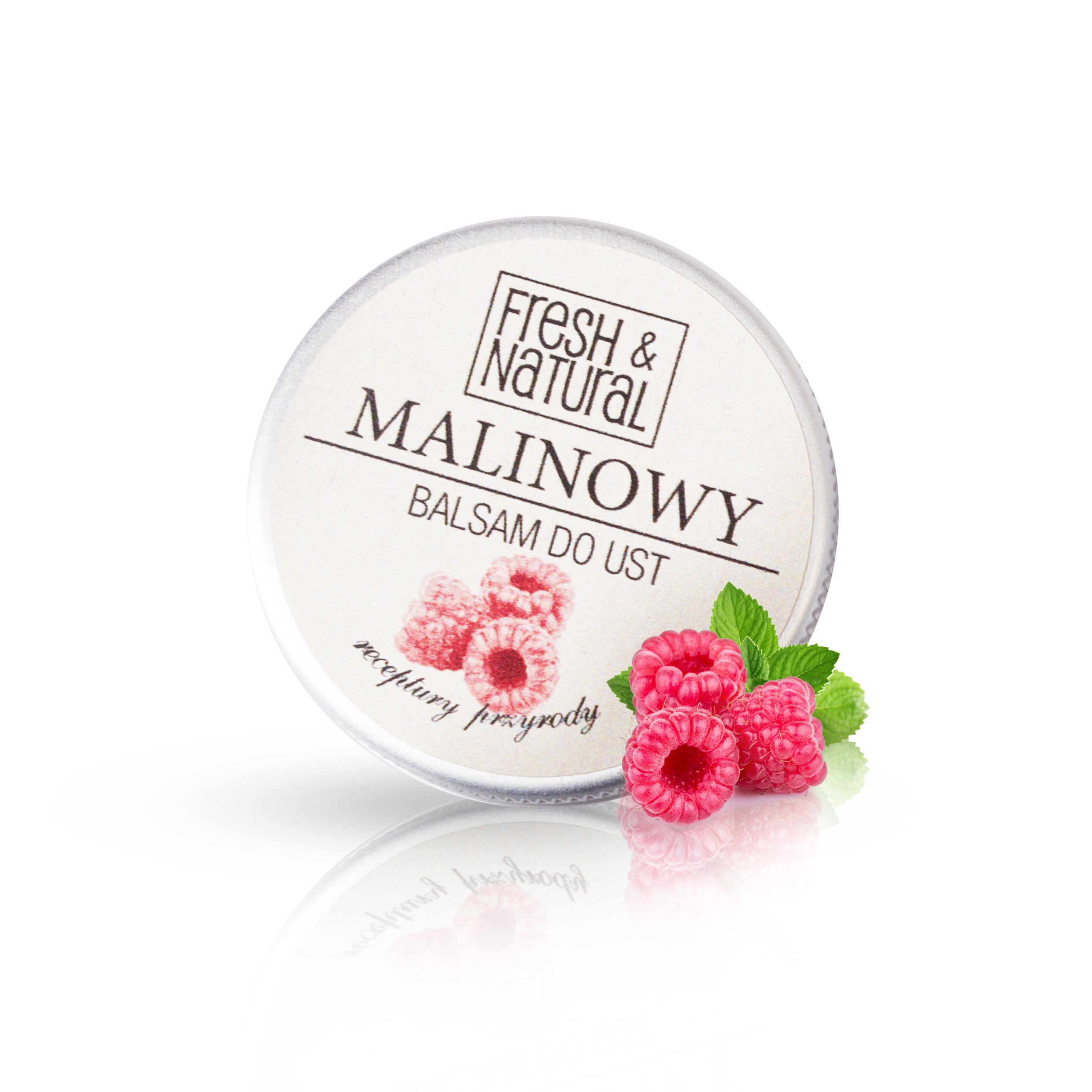 Fresh & Natural balsam do ust malinowy, 15 ml