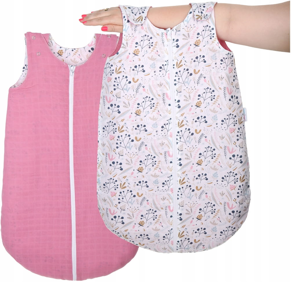 Babymam śpiworek muślinowy niemowlęcy do spania