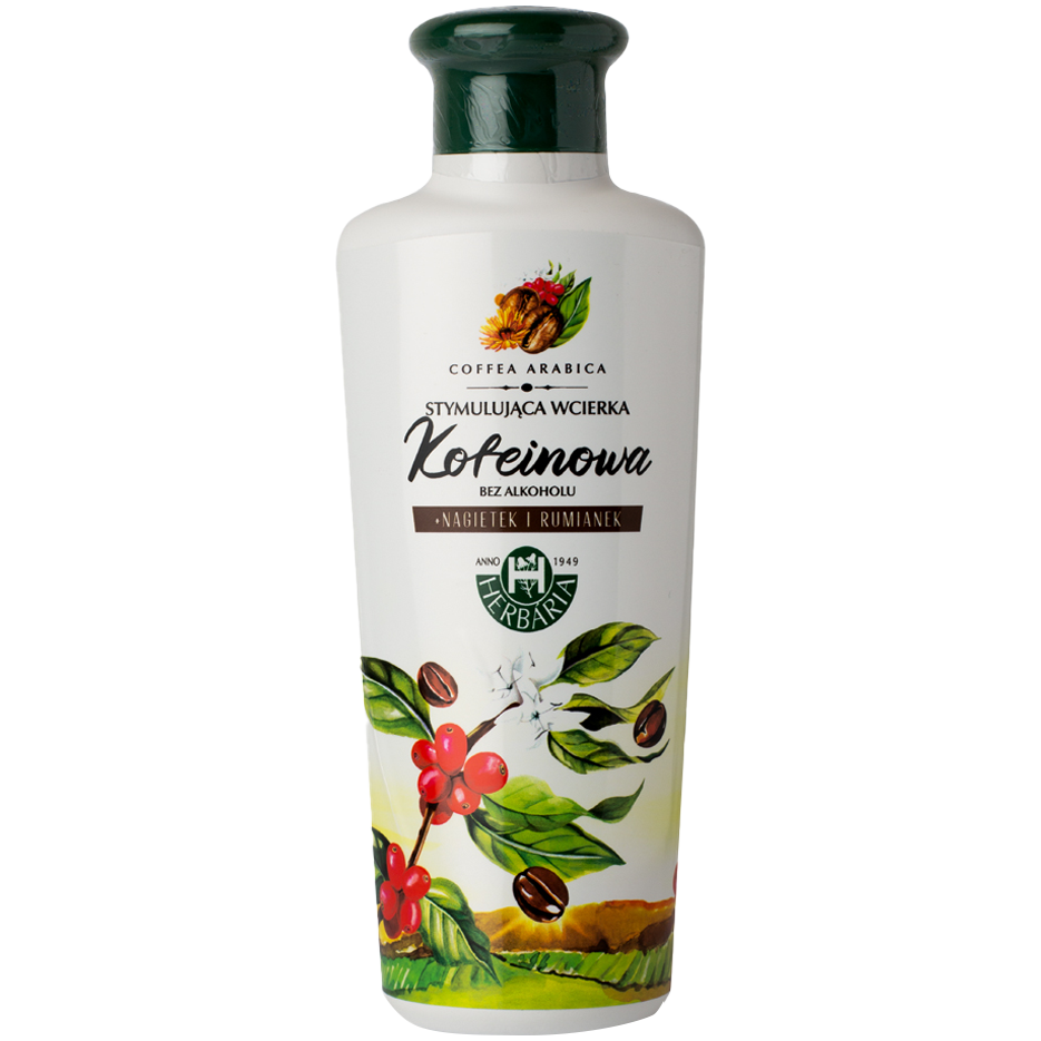 Herbaria Banfi wcierka kofeinowa bez alkoholu nagietek i rumianek do skóry głowy, 250 ml