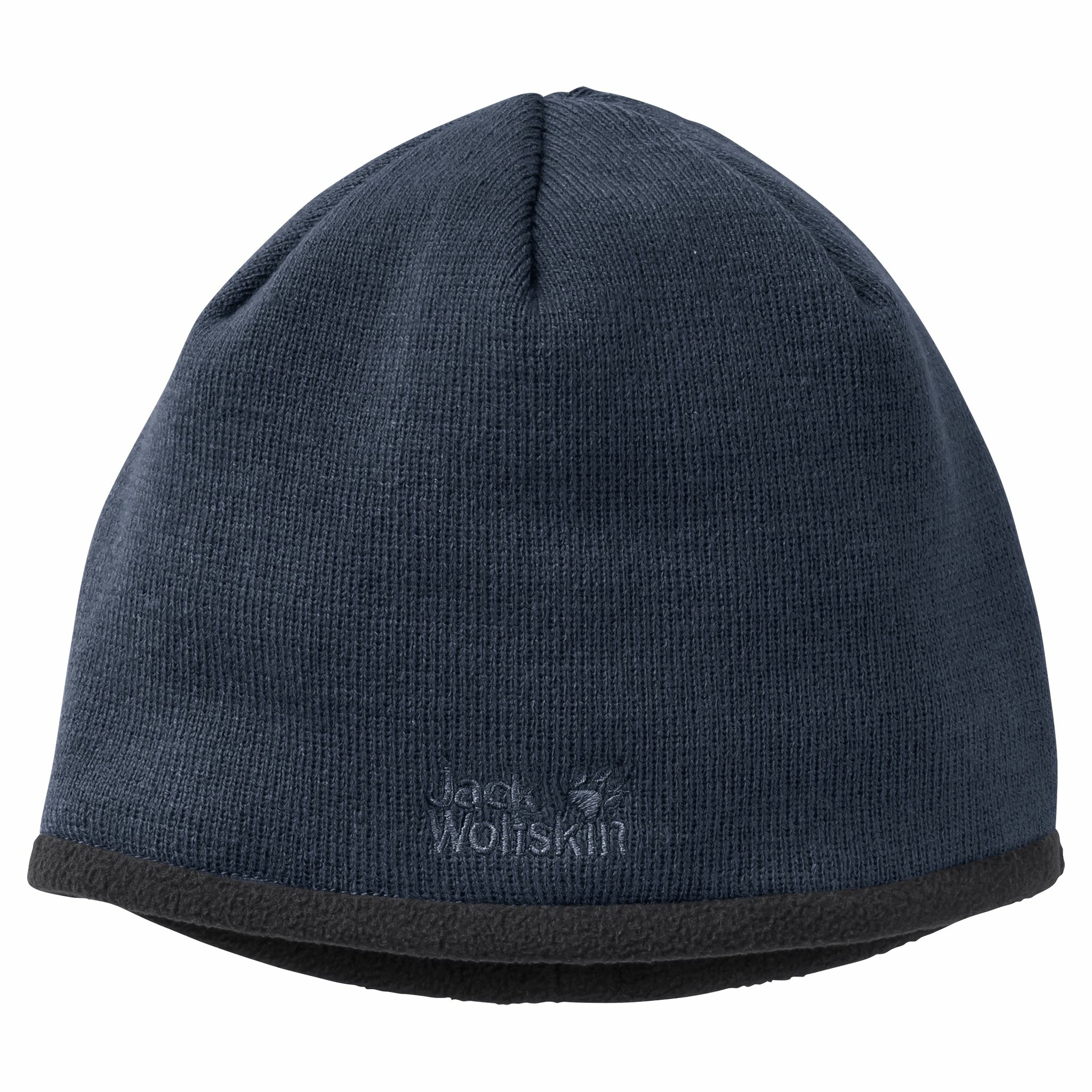 Czapka zimowa Jack Wolfskin STORMLOCK LOGO KNIT CAP night blue - M