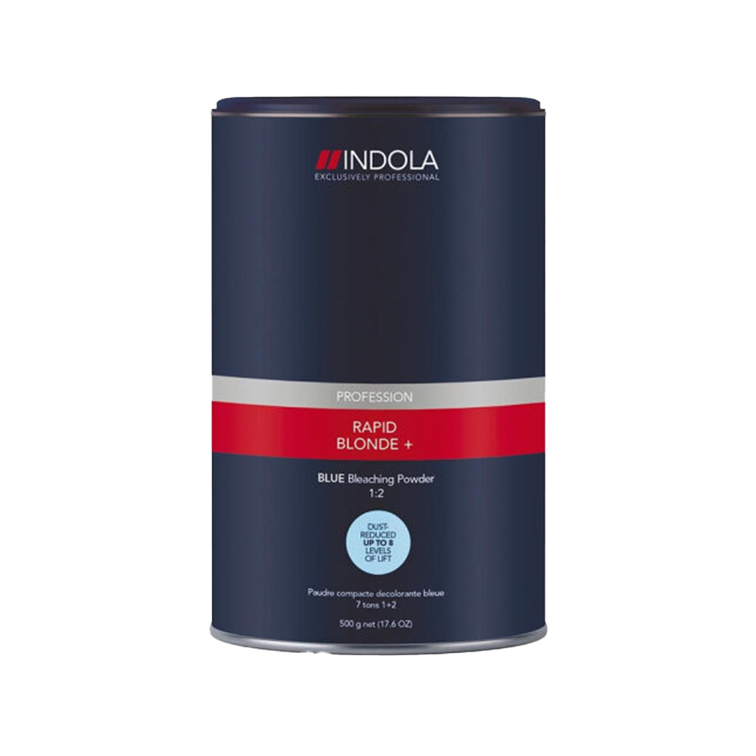 Indola Rapid Blond+ niebieski rozjaśniacz do włosów 8 tonów, 450 g