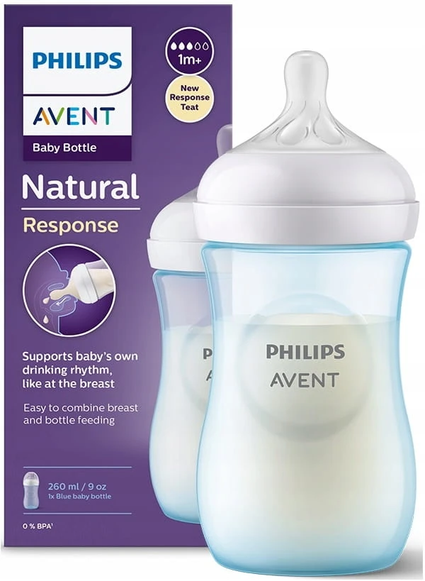 AVENT BUTELKA ANTYKOLKOWA NATURAL 3 RESPONSE 260ml