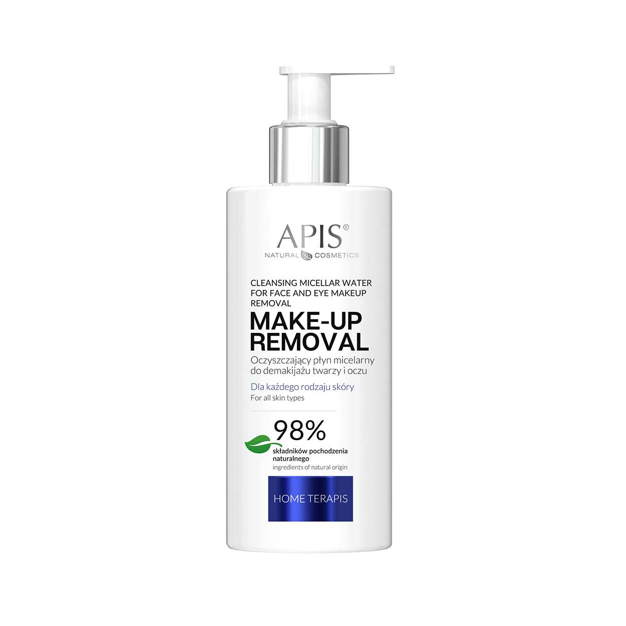 Apis Home Terapis lekki, bezzapachowy płyn micelarny do twarzy, 300 ml