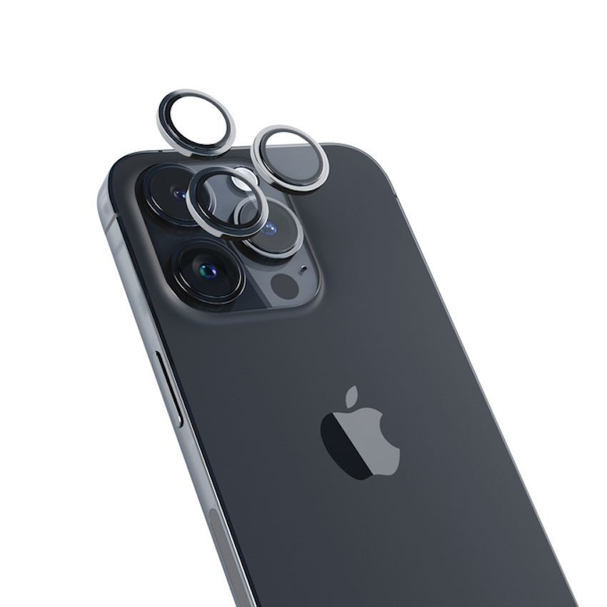 Epico Camera Lens - szkło ochronne na kamere dla iPhone 14 Pro / 14 Pro Max  (Space Black)