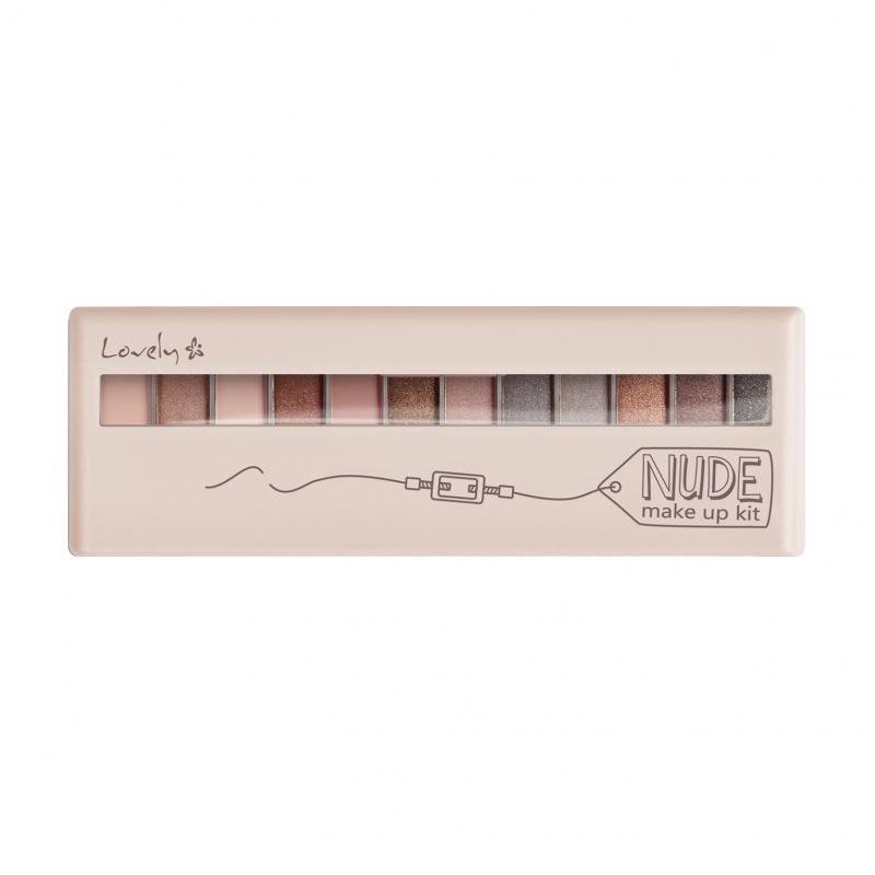 Lovely Nude Make Up Kit paleta cieni do powiek, 13 g