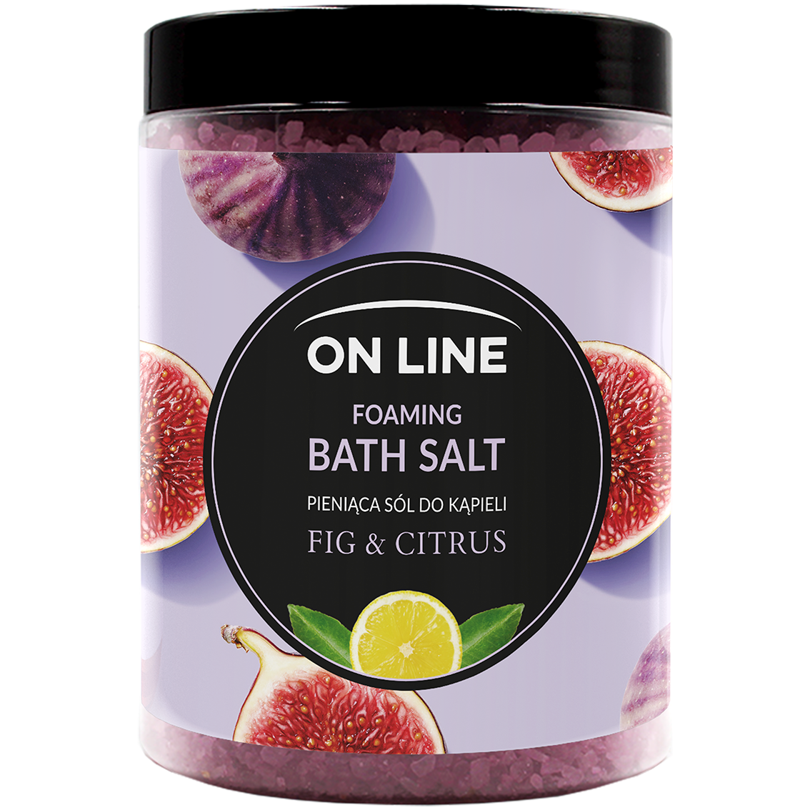 On Line pieniąca sól do kąpieli, 1200 g