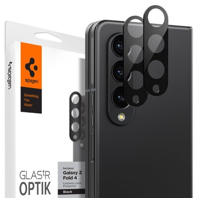 Nakładka na obiektyw SPIGEN Optik.Tr Camera Lens Protector do Samsung Galaxy Z Fold 4 Czarny (2 szt.)