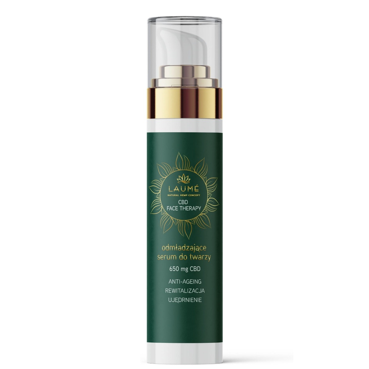 Laumé odmładzające serum do twarzy z CBD, 30 ml