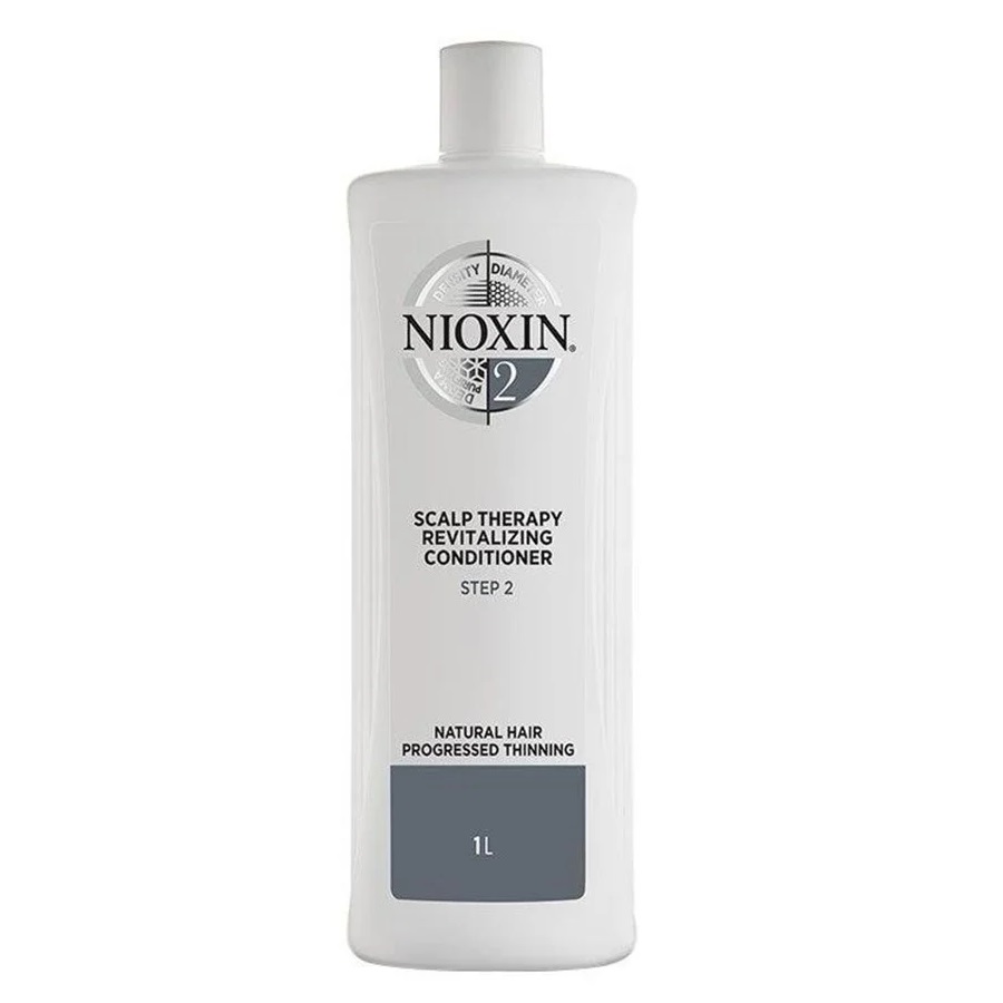 Nioxin System 2 odżywka do włosów naturalnych znacznie przerzedzonych, 1000 ml