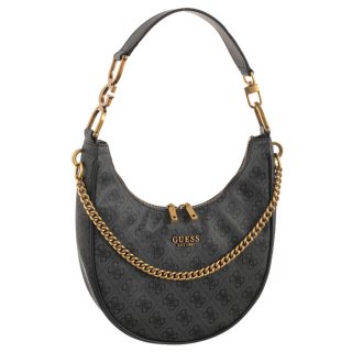Torebka Guess Dagan Sml Convertible Hobo HWSB92 02010 Coal Logo