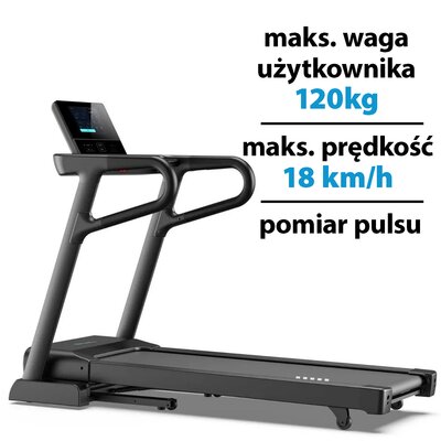 Bieżnia elektryczna HERTZ Spirado 1839W 18km/h