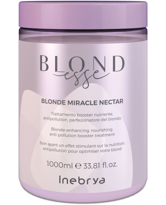 Inebrya Blondesse Blonde Miracle odżywcza kuracja do włosów blond, 1000 ml