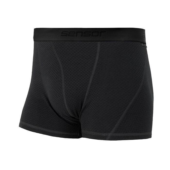 Sensor bokserki męskie MERINO DF boxers Men - black